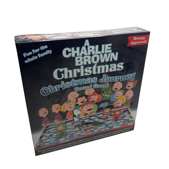 Peanuts Games A Charlie Brown Christmas Journey Board Game Peanuts
